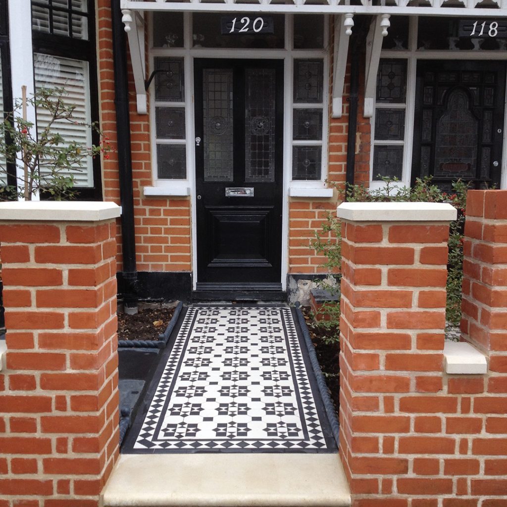 London front garden paving tiles